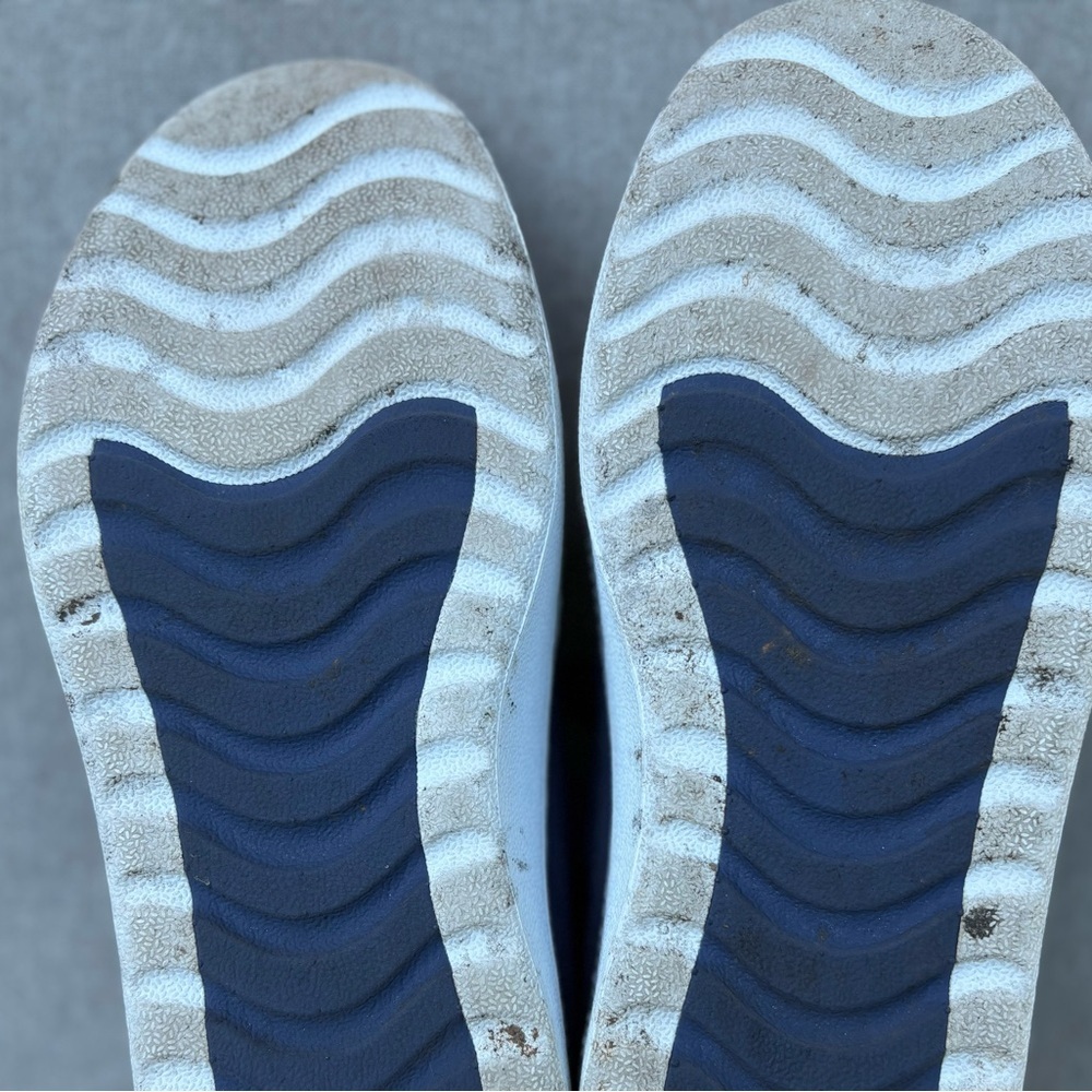 Allbirds Canvas Pacers Shoes Women’s 6 Blue White Lace Up Comfort Sneakers - Picture 6 of 9
